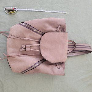 Rebecca Minkoff Lavender Suede Backpack Purse
